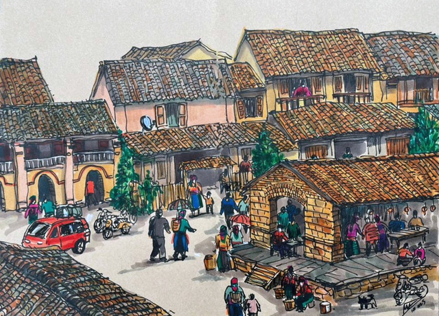 Phố cổ Đồng Văn - chợ đá và nhà trình tường- Ảnh 2. Phố cổ Đồng Văn - chợ đá và nhà trình tường- Ảnh 2.