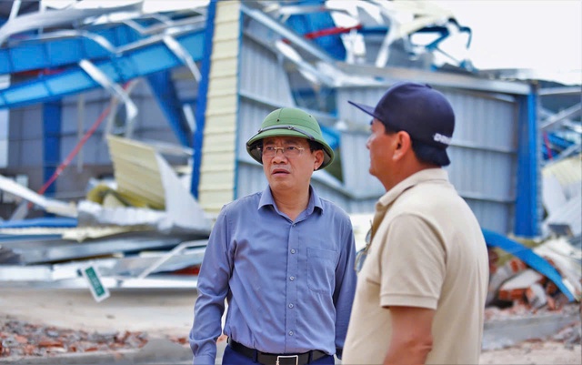 Khẩn trương khôi phục hạ tầng Khu kinh tế Nhơn Hội sau bão Kalmaegi - Ảnh 6.