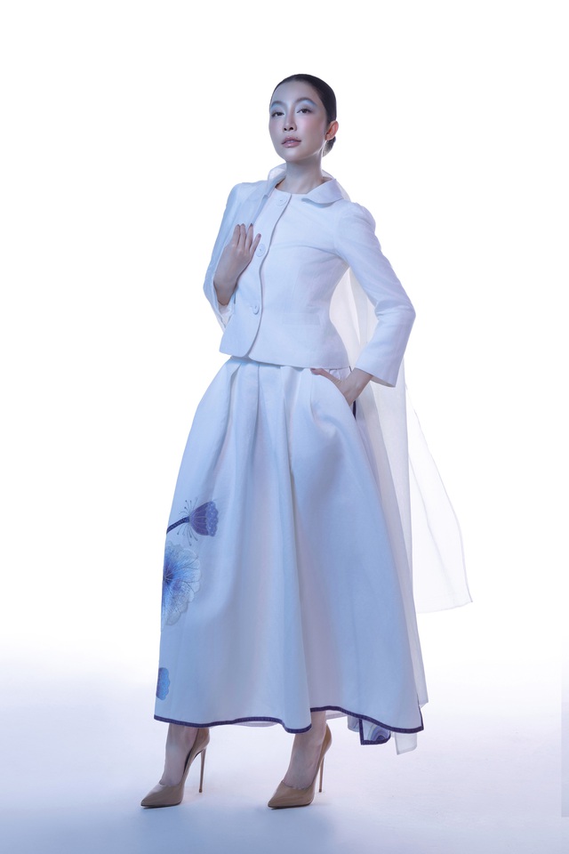 Nghệ sĩ Linh Nga tỏa sáng trong bst lấy cảm hứng từ sử thi của người Mường - Ảnh 13.