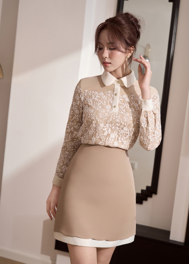 Trang phục tông màu beige, điểm chạm của phong cách và sự nữ tính - Ảnh 2.