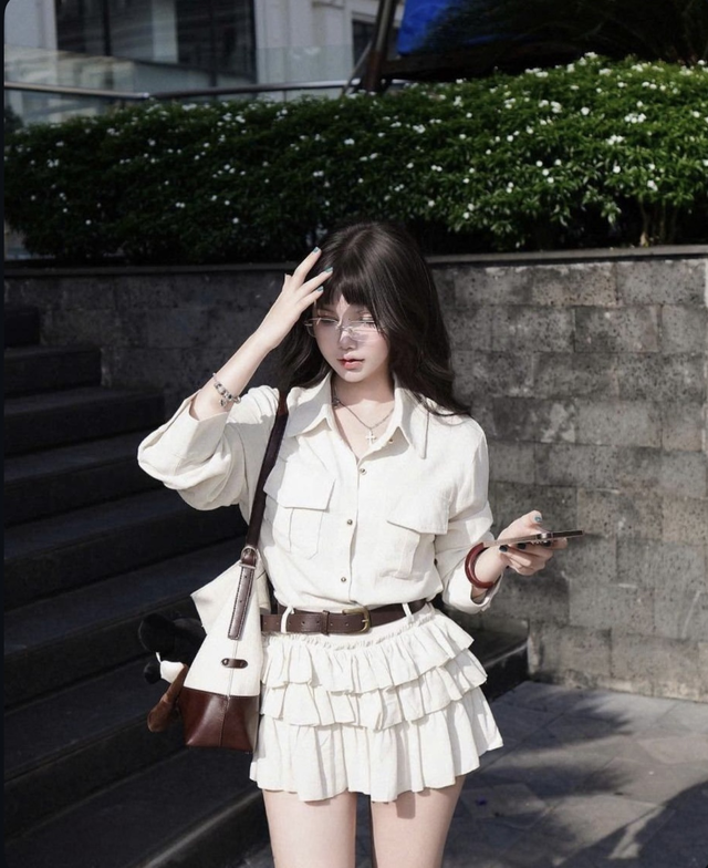 Vải đũi trở lại, nâng tầm phong cách cho ngày giao mùa tinh tế - Ảnh 7.