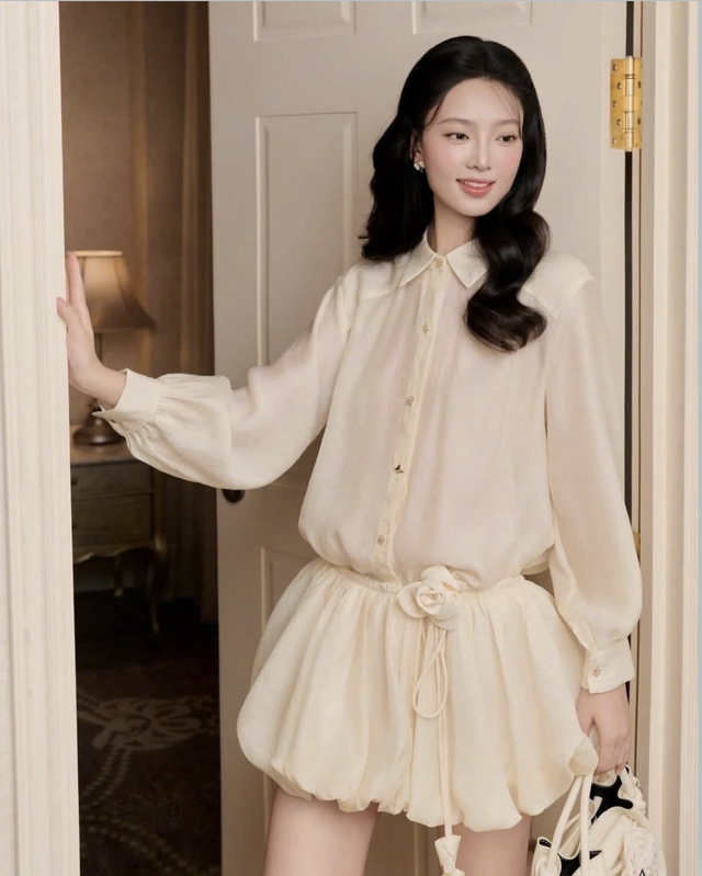 Vải đũi trở lại, nâng tầm phong cách cho ngày giao mùa tinh tế - Ảnh 9.