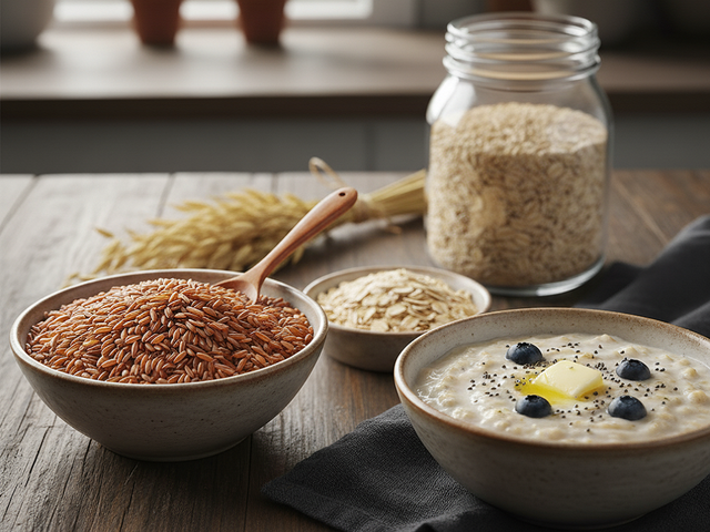 Mỡ máu cao: Chọn gạo lứt hay yến mạch tốt hơn - Ảnh 1.