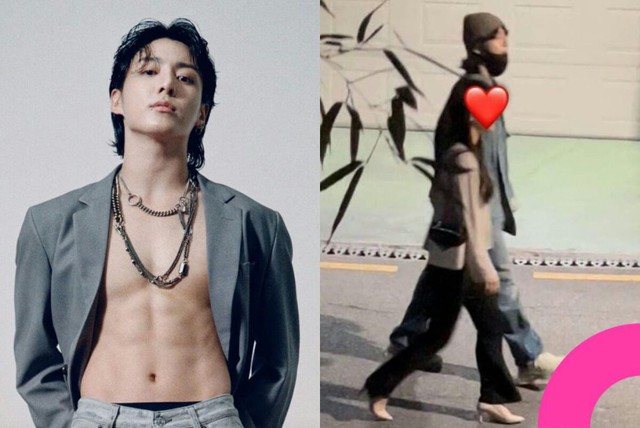 Hình ảnh Jungkook bị bắt gặp đi cùng một người phụ nữ lạ về nhà riêng