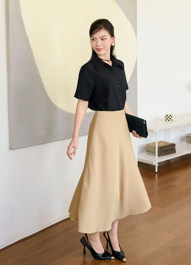 Chân váy thông dụng nhất mùa - Ảnh 1.