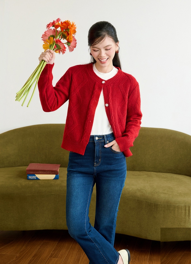 Bí quyết diện cardigan xinh ngất ngây- Ảnh 4.