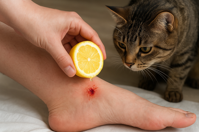 Bôi nước chanh, tỏi, muối sau khi bị mèo cắn có giúp ngừa dại? - Ảnh 1.