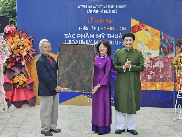 Huế tiếp nhận nhiều t&aacute;c phẩm mỹ thuật qu&yacute; - Ảnh 2.