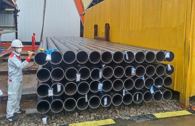 Hòa Phát cung cấp hơn 1.800 tấn ống thép cho Trung tâm Hội nghị APEC 2027 - Ảnh 1.