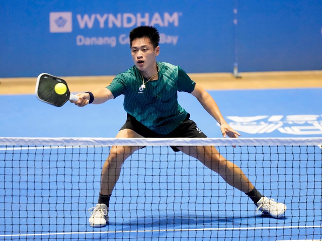 M&agrave;n lội ngược d&ograve;ng kh&oacute; tin của Trương Vinh Hiển ở pickleball PPA Tour &Uacute;c - Ảnh 2.
