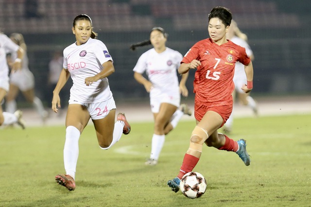 C&uacute;p C1 ch&acirc;u &Aacute;: Huỳnh Như lập si&ecirc;u phẩm, CLB nữ TP.HCM thắng kịch t&iacute;nh CLB Philippines- Ảnh 1.