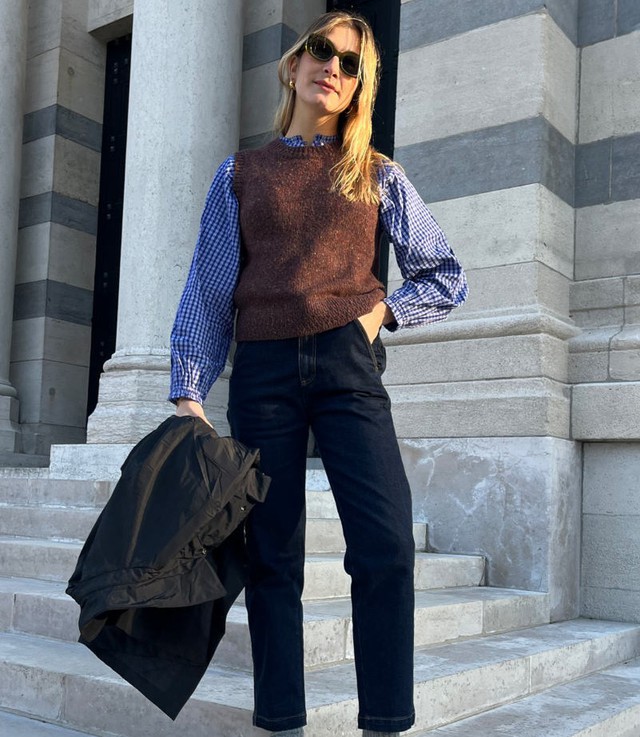 Áo len không tay, mặc đi làm đi chơi đều đẹp- Ảnh 3.