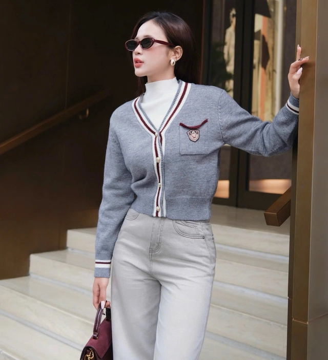 Cardigan và phong cách thể thao - vũ khí mùa lạnh của các nàng- Ảnh 5.