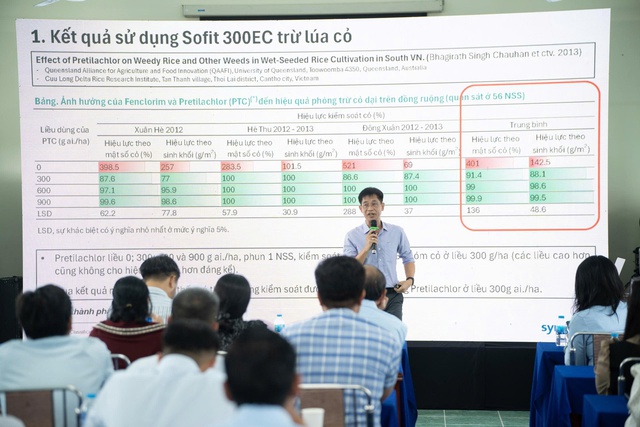 ‘Vũ khí’ mới giúp nông dân ĐBSCL diệt ‘lúa cỏ’ bảo vệ năng suất- Ảnh 3.