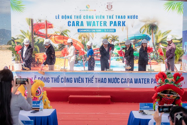 CaraWorld Cam Ranh động thổ c&ocirc;ng vi&ecirc;n nước 6.7 ha - Ảnh 1.