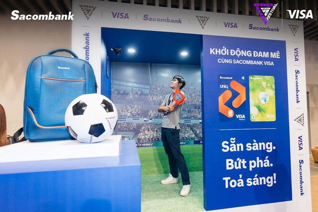 Sacombank đồng hành cùng Visa tại sự kiện thể thao điện tử EA SPORTS FC PRO FESTIVAL - Ảnh 2. Sacombank đồng hành cùng Visa tại sự kiện thể thao điện tử EA SPORTS FC PRO FESTIVAL - Ảnh 2.