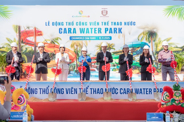 CaraWorld Cam Ranh động thổ c&ocirc;ng vi&ecirc;n nước 6.7 ha - Ảnh 3.