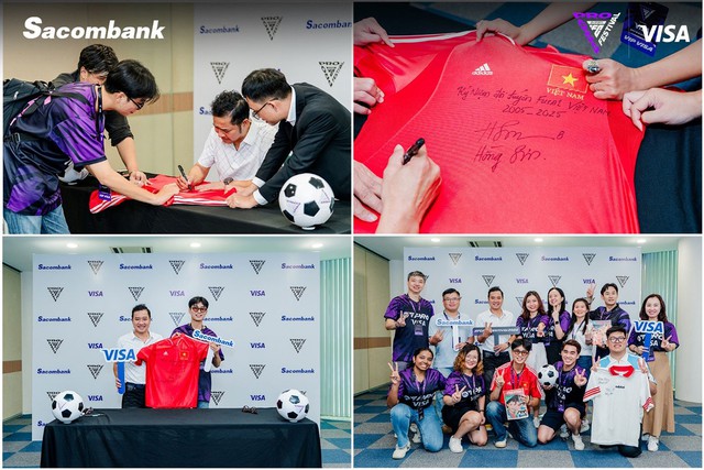 Sacombank đồng hành cùng Visa tại sự kiện thể thao điện tử EA SPORTS FC PRO FESTIVAL - Ảnh 4. Sacombank đồng hành cùng Visa tại sự kiện thể thao điện tử EA SPORTS FC PRO FESTIVAL - Ảnh 4.