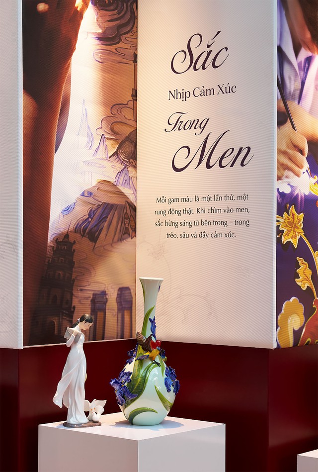 Trải nghiệm vẻ đẹp sứ Việt qua triển lãm ‘Chạm Sắc Tinh Hoa’ của Minh Long - Ảnh 4.