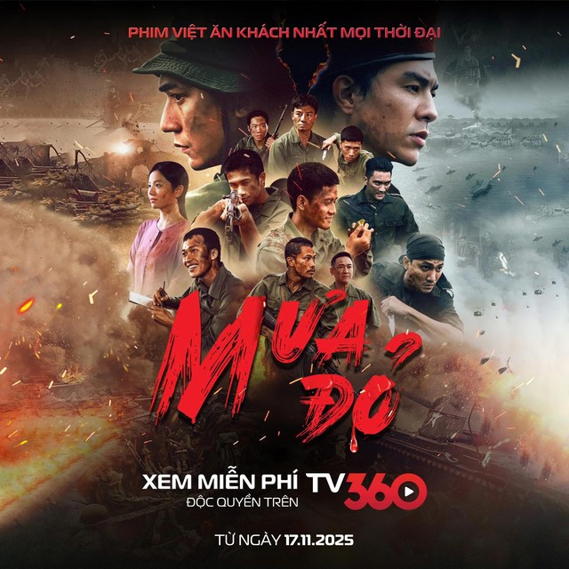 Khán giả sẽ được xem ‘Mưa đỏ’ tại nhà- Ảnh 1. Khán giả sẽ được xem ‘Mưa đỏ’ tại nhà- Ảnh 1.