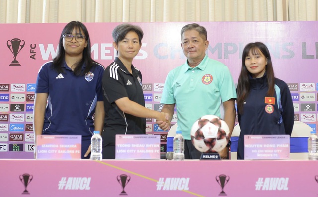 C&uacute;p C1 ch&acirc;u &Aacute;, HLV đội Singapore: 'CLB nữ TP.HCM chơi nhanh v&agrave; trực diện&rsquo;, thầy Huỳnh Như n&oacute;i g&igrave;?- Ảnh 1.