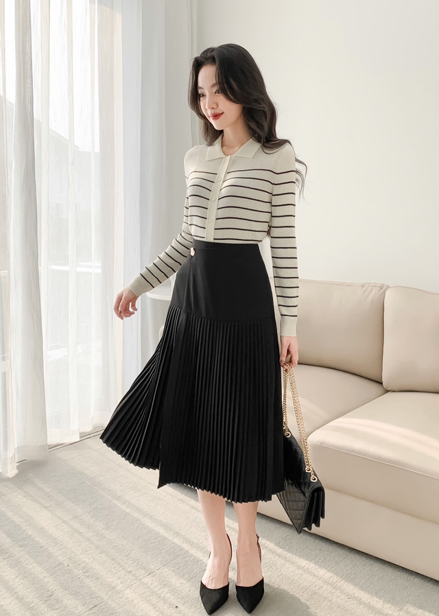 Rạng ngời khí chất với chân váy xếp ly- Ảnh 8. Rạng ngời khí chất với chân váy xếp ly- Ảnh 8.