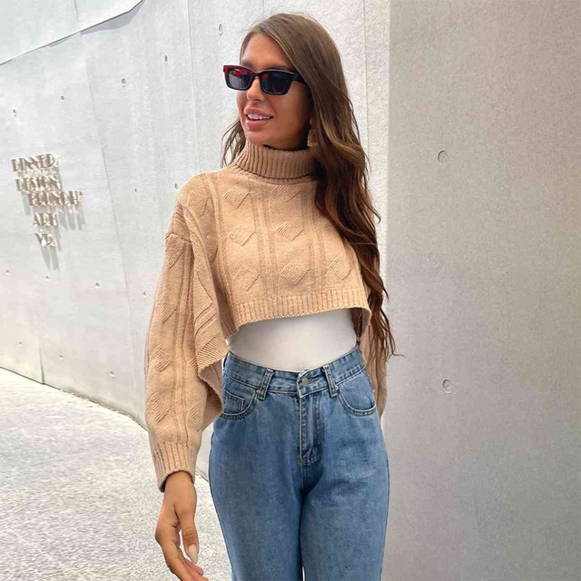 Mảnh ghép cho mùa đông ấm áp là bản phối với áo len cổ lọ- Ảnh 6.