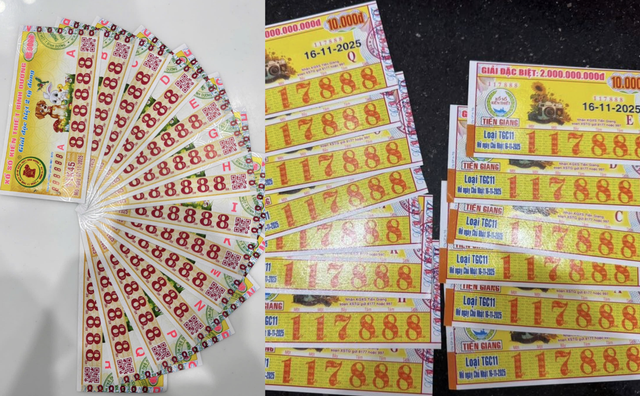 Hàng loạt vé 888 trúng xổ số miền Nam ngày 16 tháng 11 và điều bất ngờ - Ảnh 1.