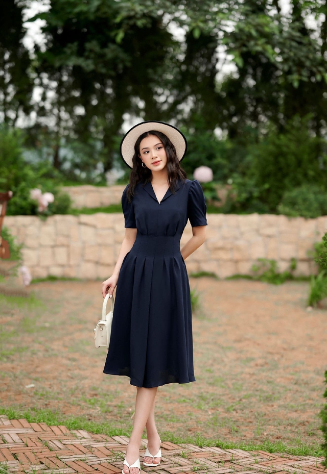 Trang phục chiết eo tôn 'đường cong' mềm mại của phái đẹp Trang phục chiết eo tôn 'đường cong' mềm mại của phái đẹp - Ảnh 8.