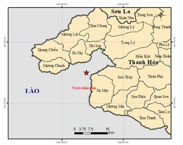 Lại tiếp tục động đất ở Lào, sát biên giới Việt Nam - Ảnh 1.