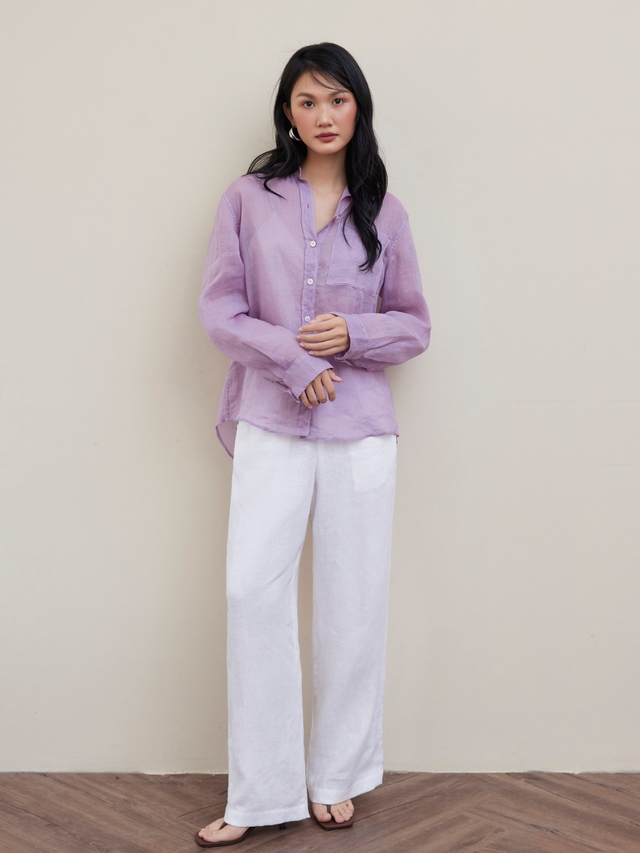 Trở về với vẻ đẹp tự nhiên cùng áo, váy linen- Ảnh 7. Trở về với vẻ đẹp tự nhiên cùng áo, váy linen- Ảnh 7.