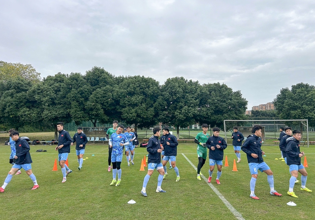 U.23 Việt Nam tập trung cao độ trước giờ G: Bước chuẩn bị ho&agrave;n hảo, kh&ocirc;ng để thua H&agrave;n Quốc- Ảnh 1.