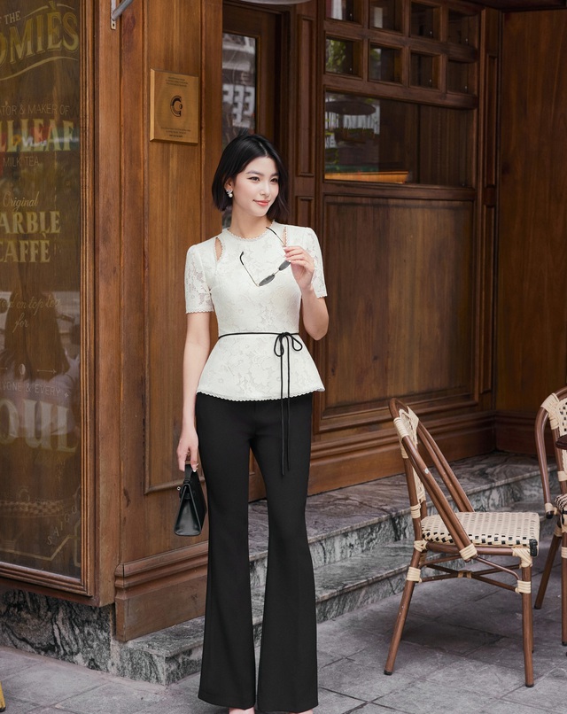 Thanh lịch và quý phái cùng vải ren tinh xảo- Ảnh 5.