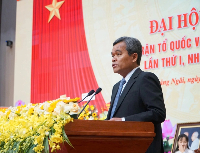 Ông U Huấn giữ chức Chủ tịch Ủy ban MTTQ Việt Nam tỉnh Quảng Ngãi- Ảnh 4.