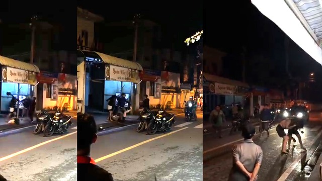 Nh&oacute;m nam nữ đ&aacute;nh nhau g&acirc;y n&aacute;o loạn đường phố ở TP.HCM - Ảnh 1.