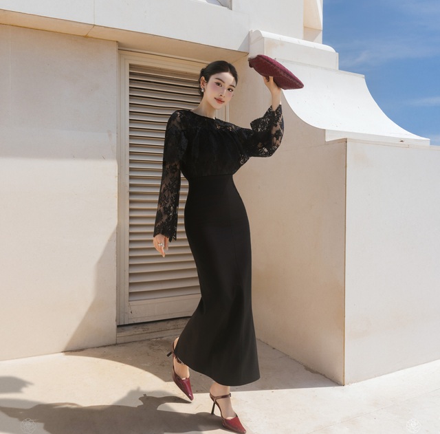 Kiểu váy midi cân bằng giữa nét cổ điển và sự hiện đại tinh tế - Ảnh 5.