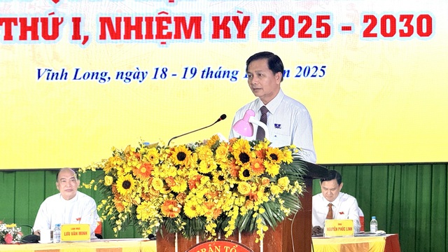 &Ocirc;ng Kim Ngọc Th&aacute;i l&agrave;m Chủ tịch Ủy ban MTTQ VN tỉnh Vĩnh Long - Ảnh 1.