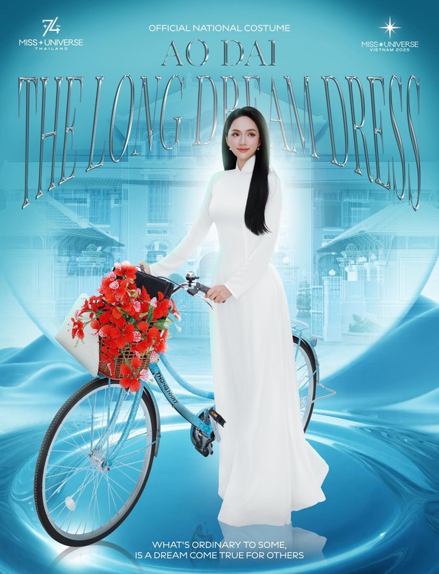 Hương Giang đem &aacute;o d&agrave;i trắng l&ecirc;n s&acirc;n khấu Miss Universe, nhận 'mưa' lời khen - Ảnh 4.