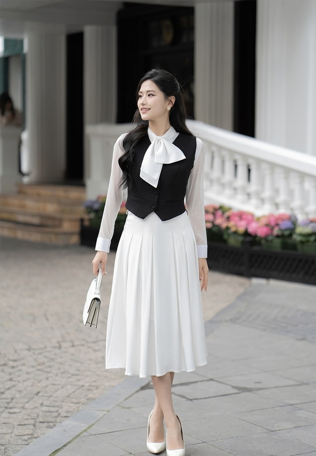 Định hình sự chuyên nghiệp nơi công sở với áo gile- Ảnh 3. Định hình sự chuyên nghiệp nơi công sở với áo gile- Ảnh 3.