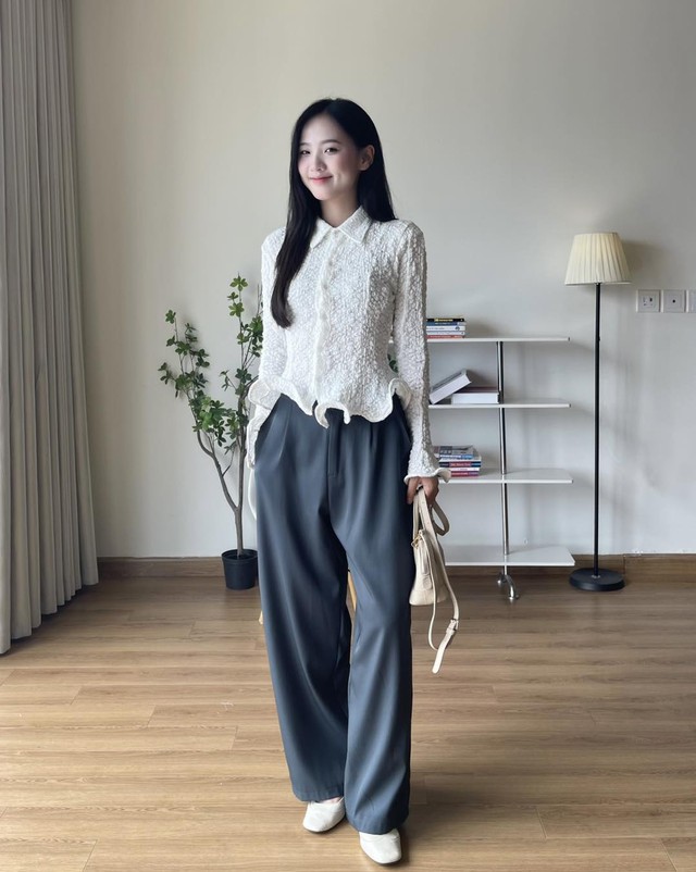 ‘Công thức vàng’ cho sự sang trọng với áo sơ mi trắng cổ điển- Ảnh 3.