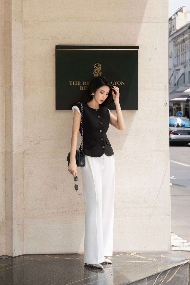 Định hình sự chuyên nghiệp nơi công sở với áo gile- Ảnh 7. Định hình sự chuyên nghiệp nơi công sở với áo gile- Ảnh 7.