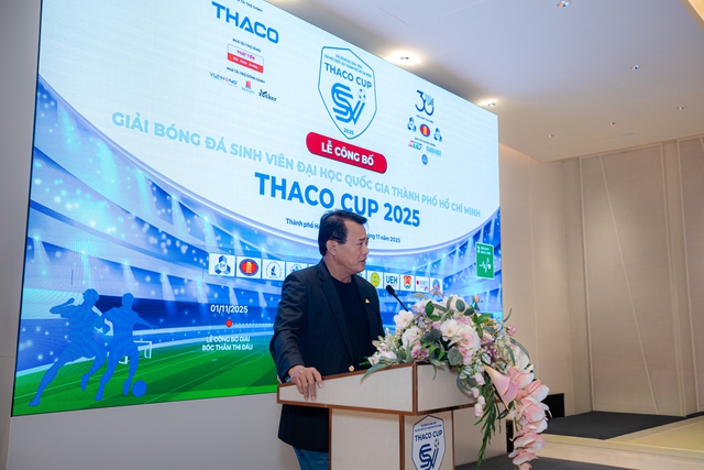 12 đội b&oacute;ng tranh t&agrave;i tại THACO CUP 2025: S&acirc;n chơi lớn của sinh vi&ecirc;n TP.HCM- Ảnh 3.