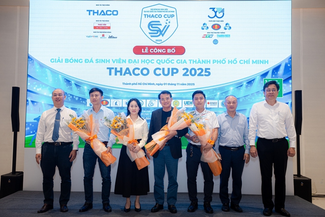 12 đội b&oacute;ng tranh t&agrave;i tại THACO CUP 2025: S&acirc;n chơi lớn của sinh vi&ecirc;n TP.HCM- Ảnh 4.