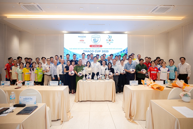 12 đội b&oacute;ng tranh t&agrave;i tại THACO CUP 2025: S&acirc;n chơi lớn của sinh vi&ecirc;n TP.HCM- Ảnh 5.
