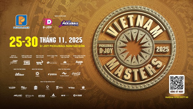 B&ugrave;ng nổ Pickleball D-Joy Vietnam Masters - Petrolimex Cup- Ảnh 1.