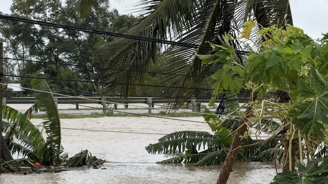 Gia đình ở Đắk Lắk cố thủ trên gác Hơn 24 tiếng giữa trận lũ lịch sử - Ảnh 6.