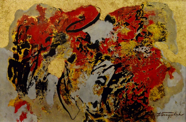 Trần Ngọc Linh, học tr&ograve; họa sĩ Hồ Hữu Thủ, t&igrave;m lối đi ri&ecirc;ng cho sơn m&agrave;i- Ảnh 5.