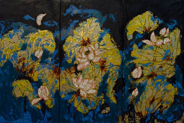 Trần Ngọc Linh, học tr&ograve; họa sĩ Hồ Hữu Thủ, t&igrave;m lối đi ri&ecirc;ng cho sơn m&agrave;i- Ảnh 2.