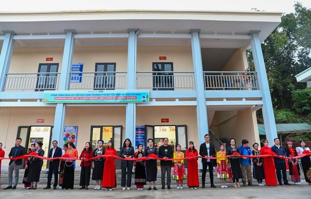 UNIQLO khánh thành nhà bán trú mới cho học sinh dân tộc thiểu số tại Tuyên Quang- Ảnh 1.
