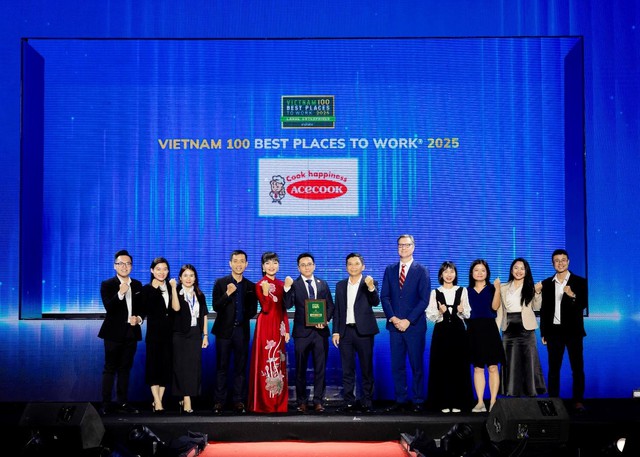 Acecook Việt Nam 10 năm liên tiếp vào Top 100 nơi làm việc tốt nhất Việt Nam - Ảnh 1. Acecook Việt Nam 10 năm liên tiếp vào Top 100 nơi làm việc tốt nhất Việt Nam - Ảnh 1.
